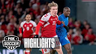 Denmark vs Finland Highlights | UEFA European Qualifiers