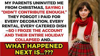 My Parents Uninvited Me From Christmas Because I “Didn’t Contribute Enough.” So I Cut the Funding.