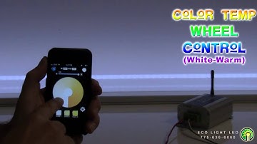 WiFi LED Color Temp Controller for Smart Phones and Tablets - EcolocityLED.com