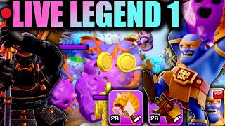 🔴 LIVE: Pushing Legend League 1 With GAKU’s BROKEN Superbowler META Strategy!