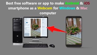 Best free software or app to make Android & iOS smartphone as a Webcam for Windows & Mac computer. screenshot 5