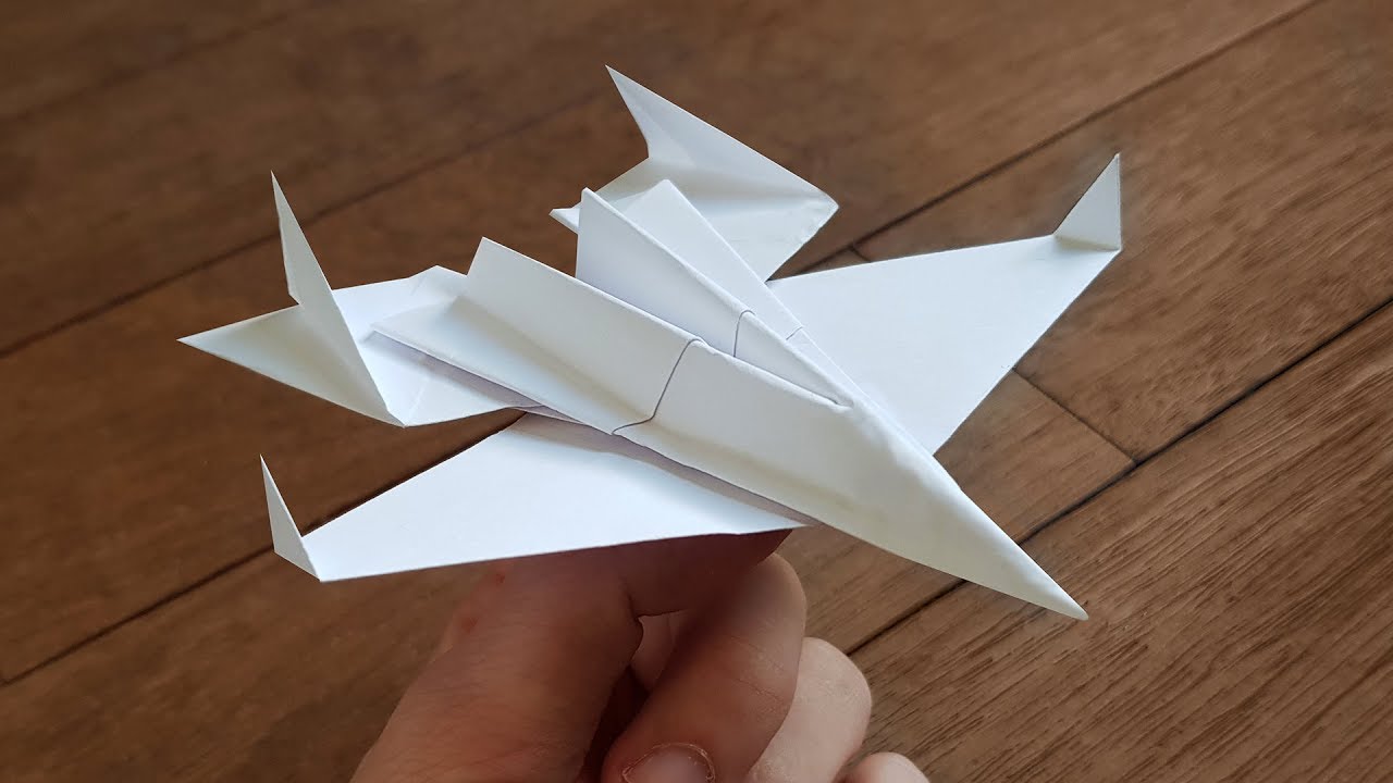 how to make a paper jet fighter that flies far