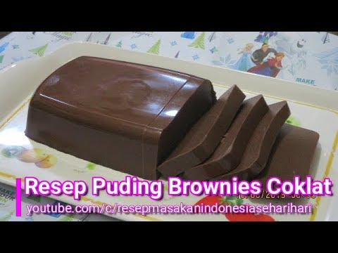 Resep Puding Brownies Coklat YouTube Resep Puding Brownies Coklat YouTube