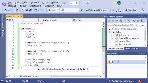Pythagorean Theorem Calculator In C++