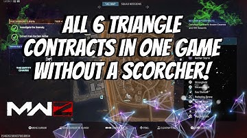 MW3 ZOMBIES - ALL 6 TRIANGLE LOCATIONS [IN ONE GAME + WITHOUT A SCORCHER]