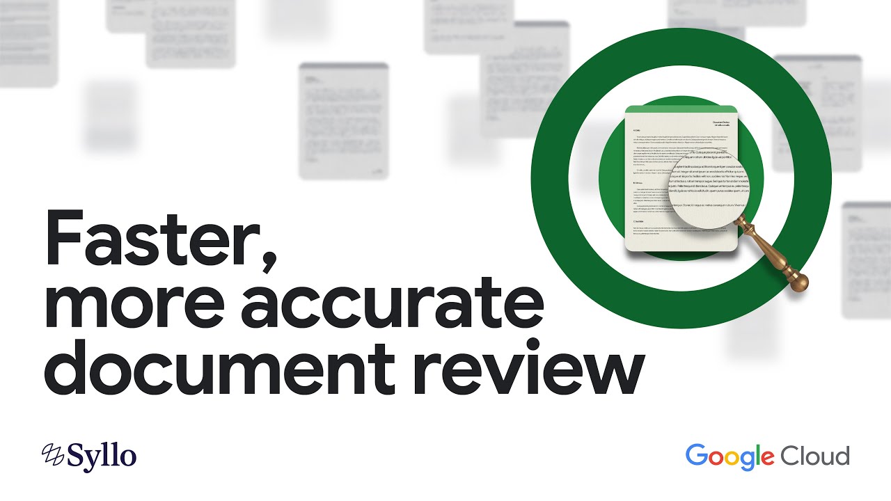See how Syllo automates document review on Google Cloud
