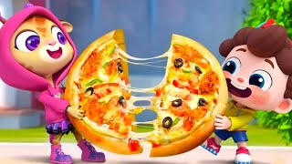 Let's Share the Pizza |Sharing is Caring |Good Manners |Nursery Rhymes & KidsSongs |BabyBus