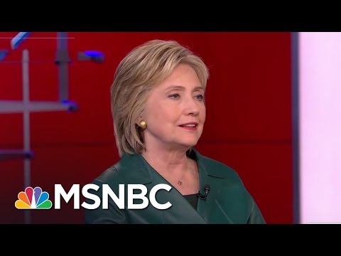 Hillary Clinton Holds Out Hope For GOP Cooperation | MSNBC