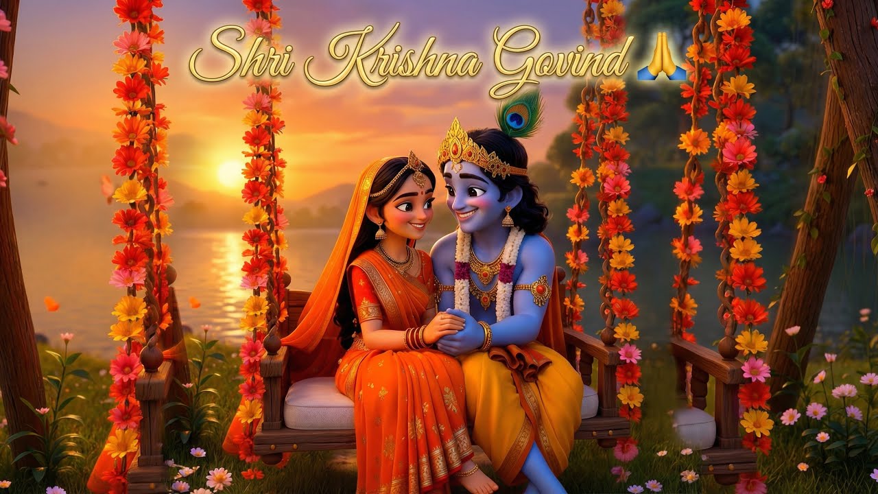 श्री कृष्ण गोविंद हरे मुरारी 🙏 मन को शांति देने वाला भजन