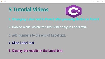 C# Label (Windows Form Application)