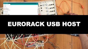 Eurorack USB Host (with Launchpad Mini as Sequencer)