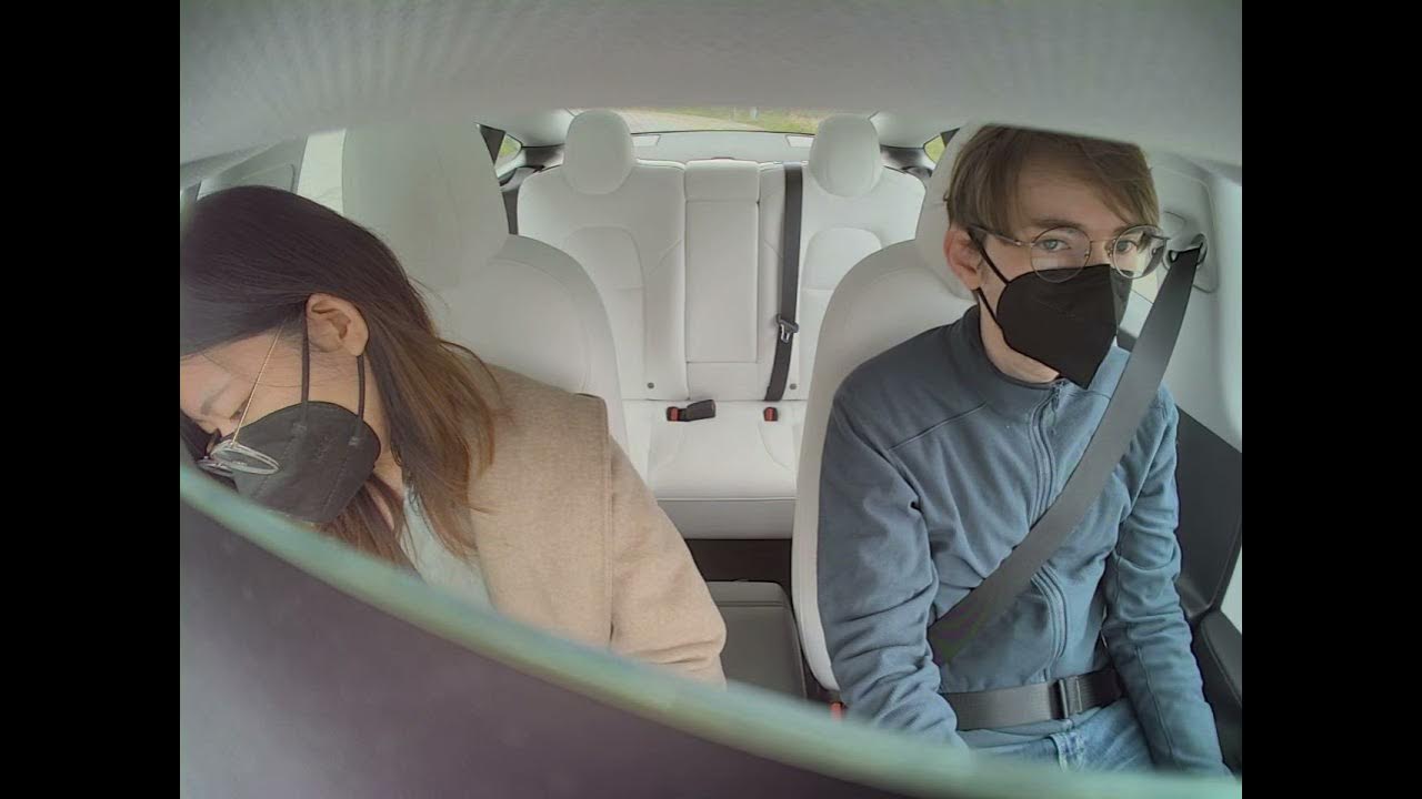Tesla cabin camera footage during daytime YouTube