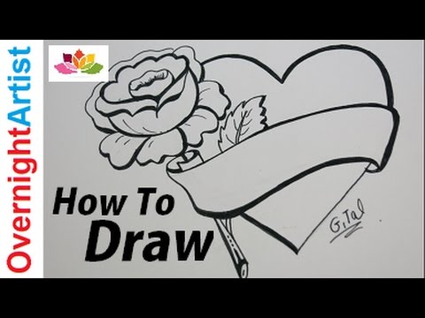 50 Easy Ways To Draw A Rose Learn How To Draw A Rose