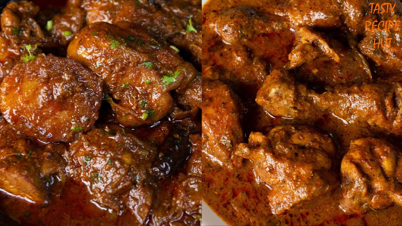 Two Types Of Delicious Chicken Curry ! Reshmi Chicken Curry ! Potato Chicken Curry Bengali Style | Tasty Recipe Hut