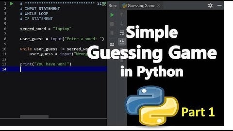 Simple Guessing Game in Python - Step by Step (Part 1)
