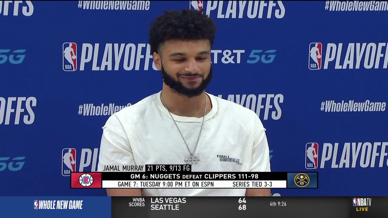 Jamal Murray Postgame Reactions Nuggets defeat Clippers 11198