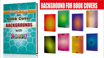 Background design for book covers in coreldraw x7 | with cdtfb