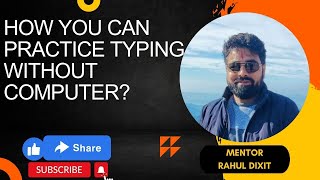 How to Learn Typing Without Computer ? | बिना कंप्यूटर के टाइपिंग कैसे सीखें? | RKDSKILLS |GetURGoal screenshot 3