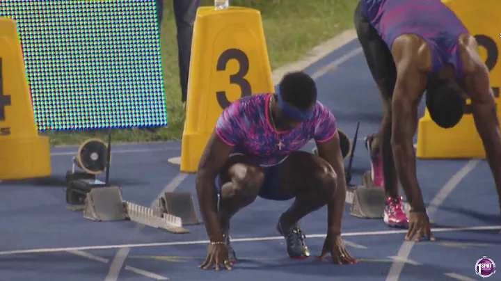 Omar McLeod 12.90 NR and Dejour Russell World Yout...