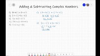 Precalculus-Adding and Subtracting Complex Numbers