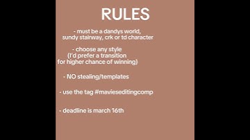 editing comp!! :: use the tag: #mavieseditingcomp