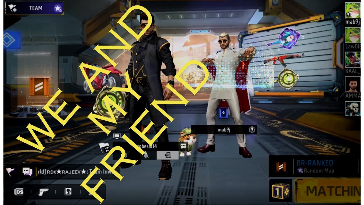 FREE FIRE WITH MY FRIEND!! - YouTube