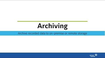 exacqVision Archiving
