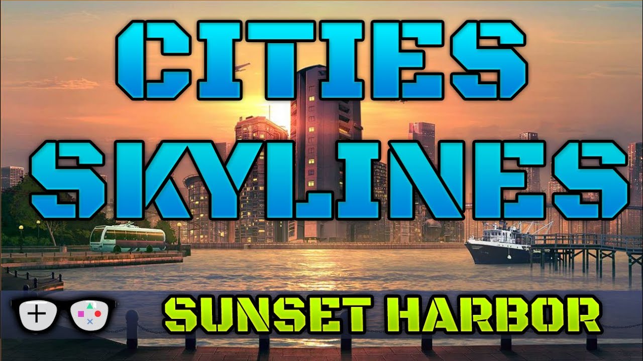 WATER TREATMENT PLANT  CITIES SKYLINES  SUNSET HARBOR DLC  Gameplay  Lakewood Adventures 