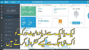 UISP Configuration in Urdu/Hindi - Open Online Dish Anywhere - UNMS Setting - Wifi Networking -ISP