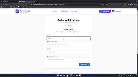 SurveySense – AI-Powered Survey Builder | Create Smart Surveys in Seconds!