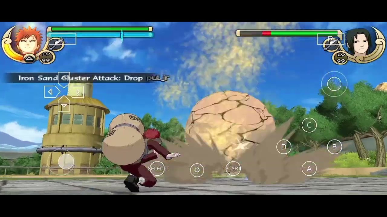 GAARA ULTIMATE JUTSU & GAMEPLAY | NARUTO ULTIMATE NINJA IMPACT PPSSPP ...