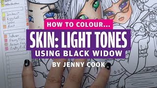 Unboxing and Test - Black Widow Skin Tone Pencils in Ivy and the Inky  Butterfly by Johanna Basford 