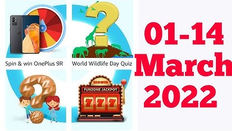 Amazon Quiz Answers Today | Amazon Quiz Today | 01 March 2022
