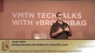 Justin Sider - Getting Started with GitHub for PowerCLI users