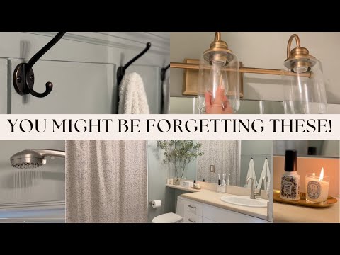 7 Bathroom areas you're forgetting to deep clean (& how to)! 🛀
