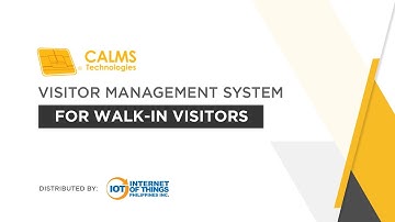 CALMS Visitor Management System for Walk-In Visitors