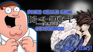 Peter Griffin Death Note Opening Vs Original Death Note Opening