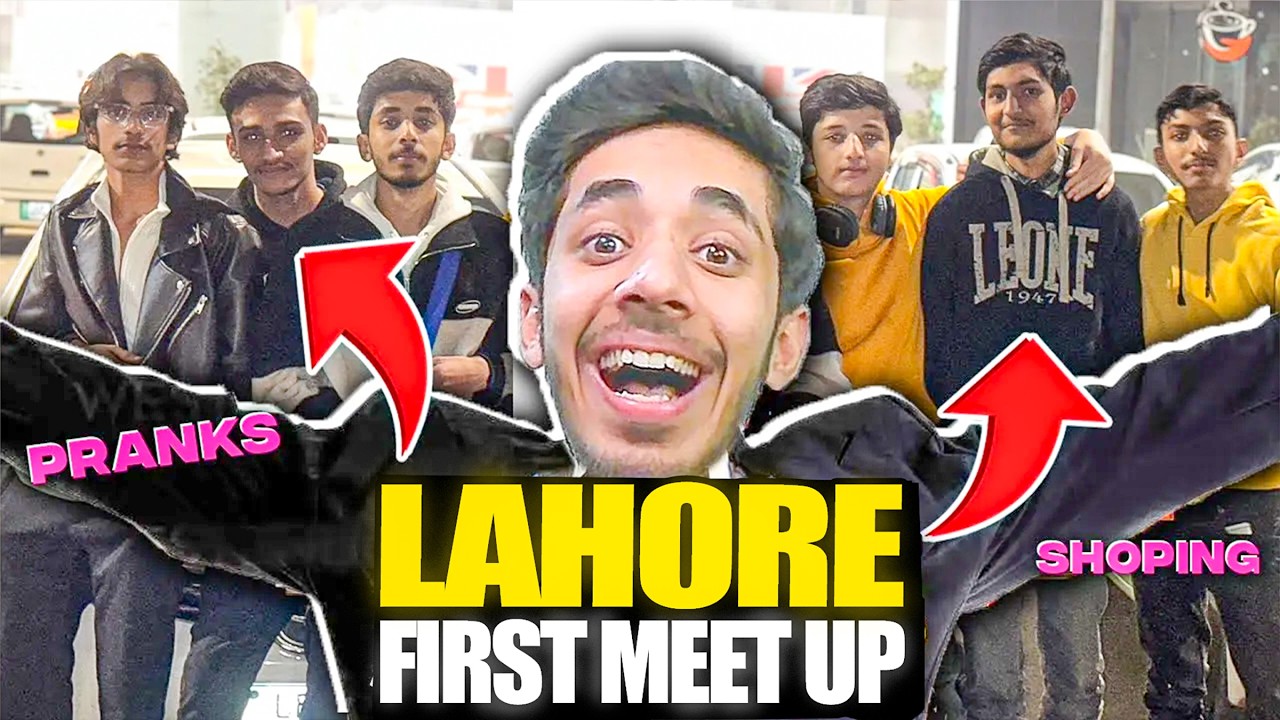 MEETING ONLINE FRIENDS - LAHORE VLOG 🤯 - YouTube