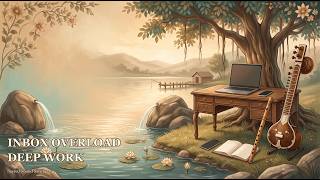 Inbox Overload Eased, Return to Deep Work | Flute & Sitar Deep Work Music 432Hz [2 Hour] screenshot 5