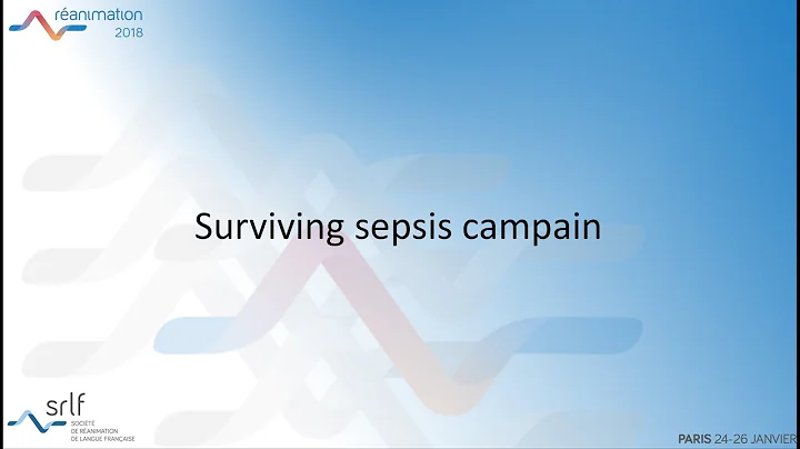 Réanimation 2018 - Septic shock M. ANTONELLI