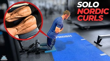 5 EASY Ways to Do Nordic Curls Alone in the Gym (NO HELP!)