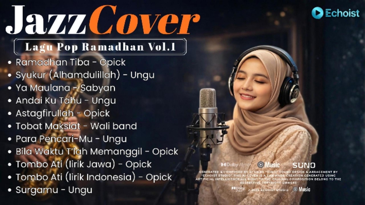 Dengar Ini Saat Ramadhan… 🌙Jazz Cover Lagu Religi Menyentuh Hati | Full Album