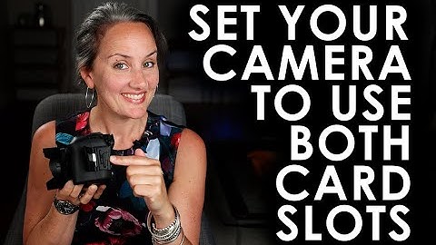 HOW TO RECORD TO BOTH MEMORY CARDS - Canon - camera only using one card slot - Filmmaking 101