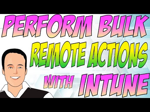 Perform bulk remote
