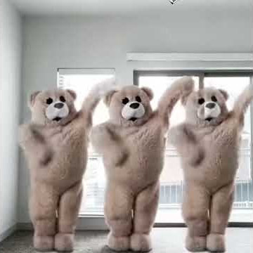 Charming bear dance