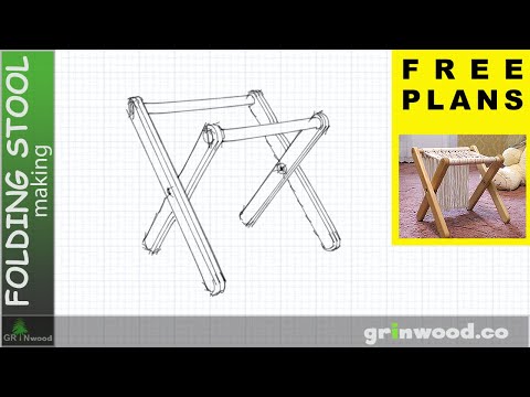 Video: DIY Folding Stool: Diagrams For Making Folding Stools According To Drawings With Dimensions