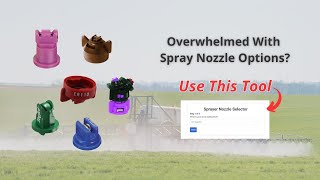 Sprayer Nozzle Selection Guide– Find the Best Nozzle for Your Application #spraynozzle #agriculture