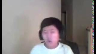 Gif of a kid singing