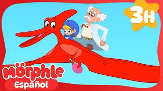 El Huevo de dinosaurio  | ¡Vídeo de 3 hora! | Morphle en Español | Caricaturas para Niños