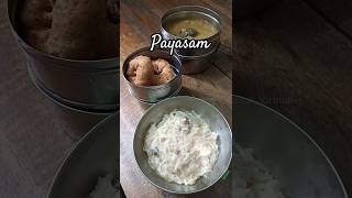 lunch recipe: sambar, vazhaikai fry, vadai, paal payasam | lunchbox recipes | school lunchbox#shorts